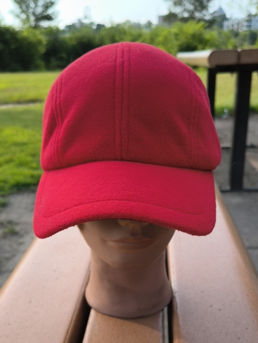 Sahalie Fleece Ear Flap Winter Elastic Fitted Baseball Hat Cap Large
